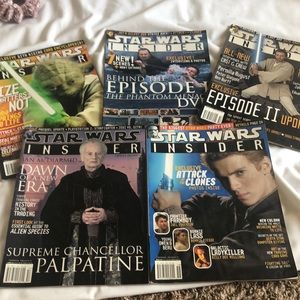 Lot of 5 Star Wars insider excellent condition